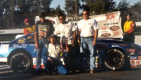 Trophy Dash - winning race crew